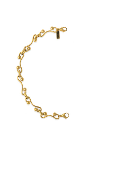 Media cadena dorada, mitad collar eslabones dorados, cadena dorada eslabones originales, collar dorado de acero inoxidable,Lulás_Lulás